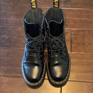 Lightly used Dr Martens Jadon platform boots